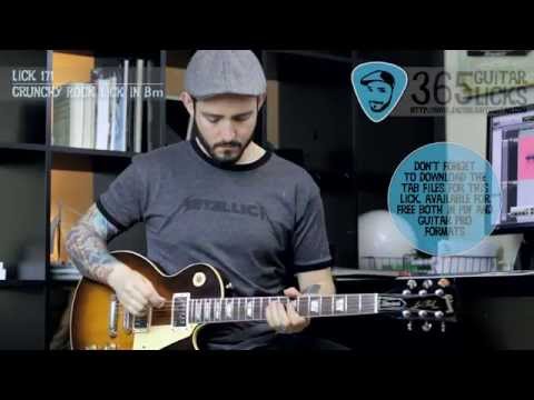 Lick 171/365 - Crunchy Rock Lick in Bm | 365 Guitar Licks Project