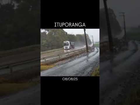 Quase acidente em Ituporanga/SC #chuvas #brazil #santacatarina #viagens #estradas #turismo #cebola