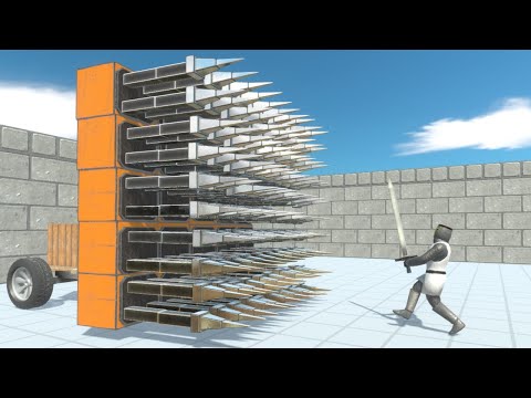 Spike Spear Car vs ALL UNITS Animal Revolt Battle Simulator