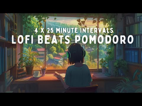 2 Hour Pomodoro | 25 Minute Intervals | LOFI BEATS to help you tackle your to-do list ✅ ✨