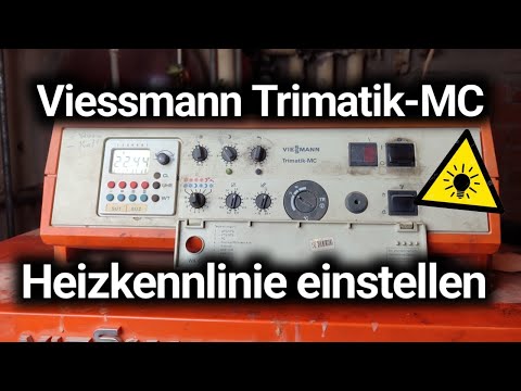 Viessmann Trimatik-MC Heizkennlinie einstellen - Anleitung! 📈✅