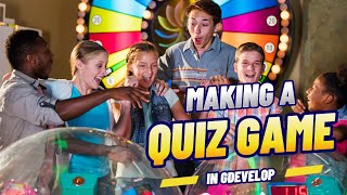 🤯 Easy Quiz Game in GDevelop For Beginners🎮 - Step-by-Step Tutorial