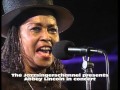 Abbey Lincoln in concert 1994