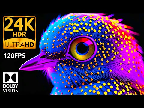 24K HDR Forest Depths: Animal in 4K/8K HDR | Dolby Vision 120FPS