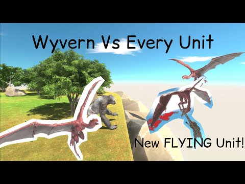 New FLYING Unit! Wyvern Vs Every Unit ARBS |Animal Revolt Battle Simulator [Who Is The Strongest]