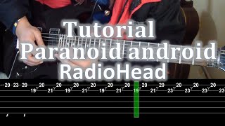 Paranoid Android - RadioHead - Guitar Tutorial Complete