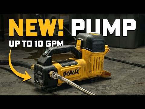 No Power? No Problem! DEWALT's 20V Transfer Pump Moves Water FAST | DCE050B