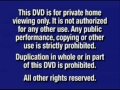 FBI Warning DVD Hollywood Pictures Home Video Logo 2000 2001