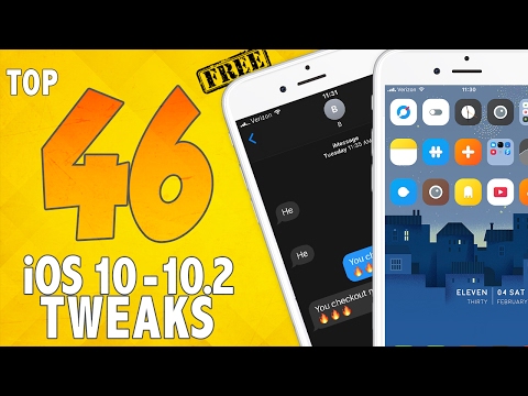 46 AWESOME Free iOS 10 - 10.2 Jailbreak Tweaks! | Best iOS 10 Jailbreak Tweaks #2 Video