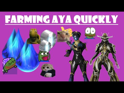 Warframe AYA FARMING MADE EASY! - FASTEST farm [Citrine's Last Wish]