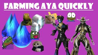 Warframe AYA FARMING MADE EASY! - FASTEST farm [Citrine