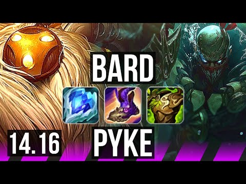 BARD & Aurelion Sol vs PYKE & Kalista (SUP) | 7k comeback | EUW Master | 14.16