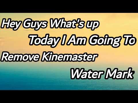 How To Remove Watermark In Kinemaster | Kinemaster | War Robots WR [ffeo] |