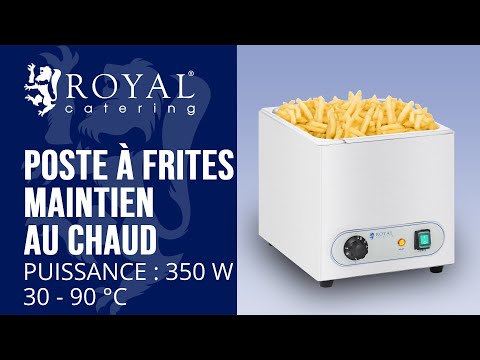 Poste à frites maintien au chaud Royal Catering RCWG-1500-W | Présentation du produit