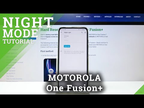 How to Enable Eye Comfort Mode in MOTOROLA One Fusion+ – Reduce Blue-light Filter