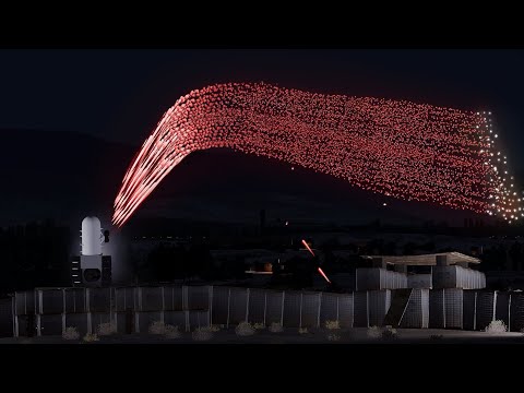 C-RAM System Shot Down Attacking Fighter Jet - Phalanx CIWS - Simulation - ArmA 3