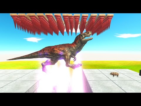 JET ENGINES DROP UNITS ON SPIKES | ANIMAL REVOLT BATTLE SIMULATOR