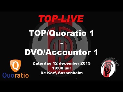 TOP/Quoratio 1 tegen DVO/Accountor 1, zaterdag 12 december 2015