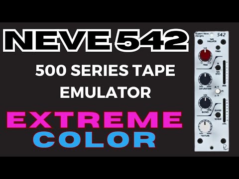 Neve 542 Tape Emulator Demo: How It Can Transform Your Mix?