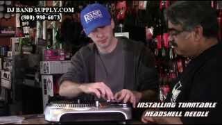 Video thumbnail for Epsilon Turntable DJT-1300 USB: Installing Your Needle Headshell by DJ BAND SUPPLY