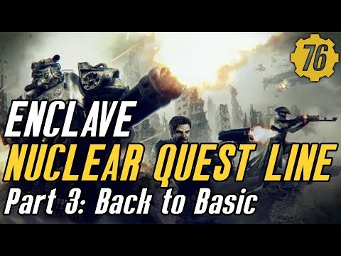 Fallout 76 Back to Basic: Enclave Nuclear Questline Walkthrough Part 3 #Fallout76