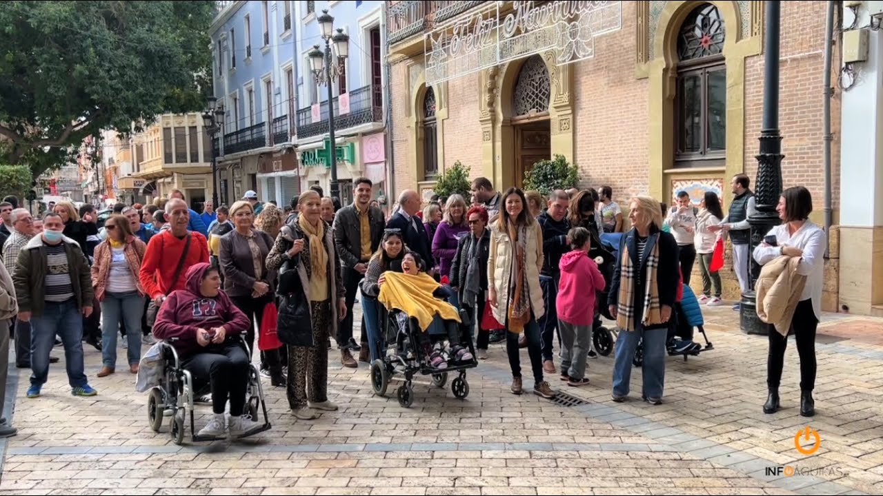 Caminata “Juntos avanzamos”, incluida en el programa de actividades del Día Internacional de las Personas con Discapacidad en Águilas