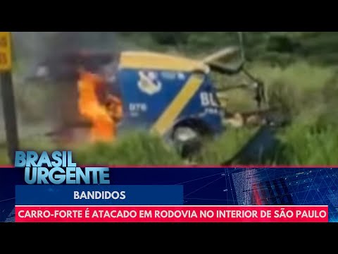 Carro-forte é atacado em rodovia no interior de São Paulo | Brasil Urgente