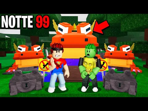 SCONFIGGIAMO IL NUOVO BOSS DELLE RANE NEL NUOVO DUNGEON su ROBLOX 99 NOTTI NELLA FORESTA!