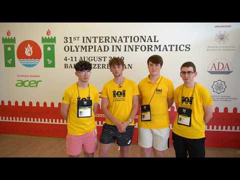 IOI 2019: Team interview - Ireland