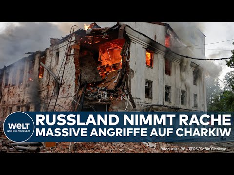 PUTINS KRIEG: Weitere Rache! Massive Angriffe! Russland nimmt Charkiw ins Visier