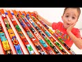 Nikita have fun with toy cars | Hot Wheels City