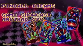 Pinball Dreams (Amstrad CPC) - Preview show case featuring all 4 tables