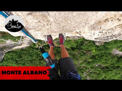Klettersteig am Gardasee:  Monte Albano (Schwierigkeit D)