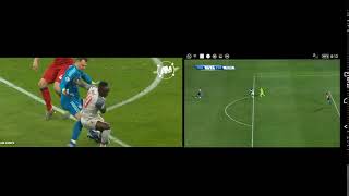 Gol de Mane y Cueva bien parecidos. Crack los 2
