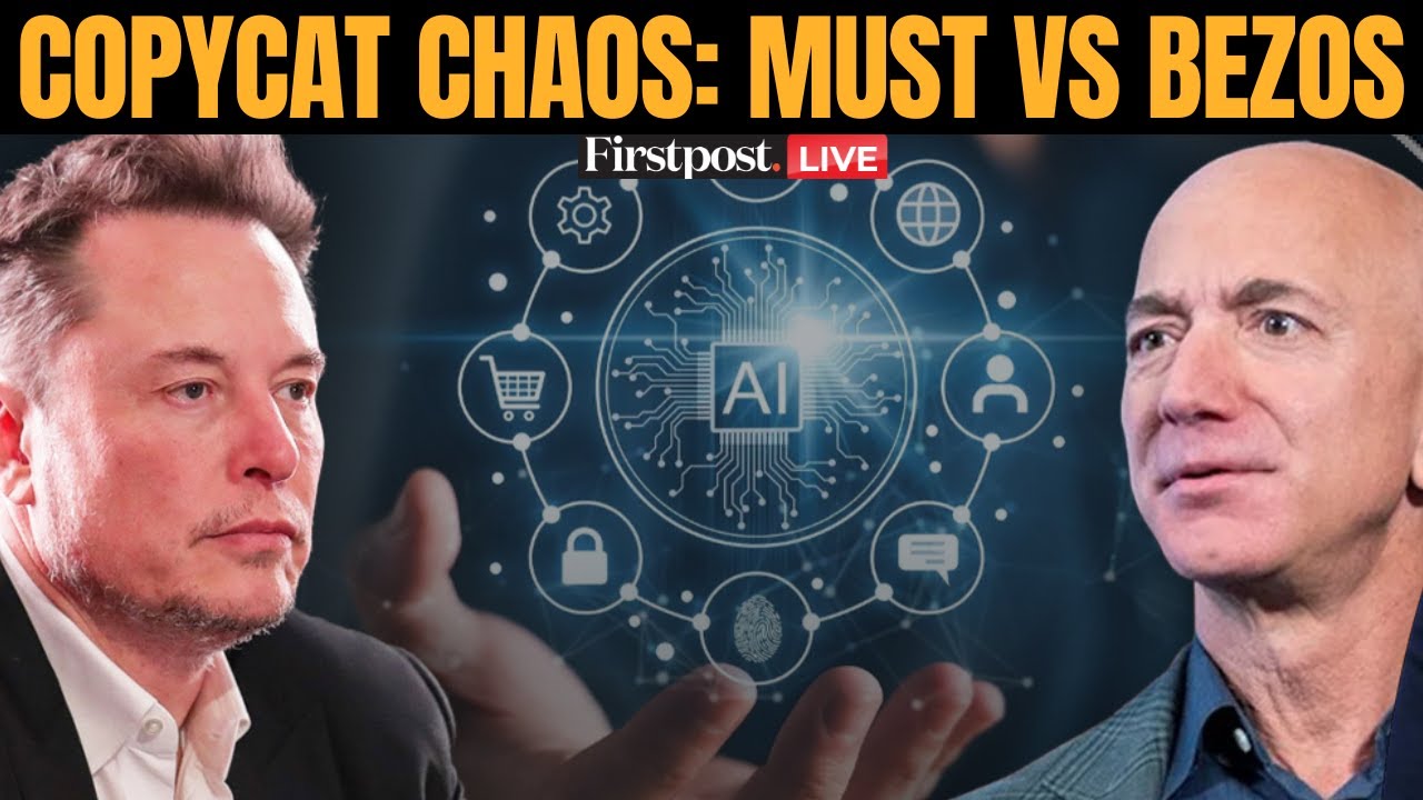 LIVE | Copycat Clash Returns: Elon Musk Mocks Jeff Bezos' New AI Startup | Firstpost America | N18G
