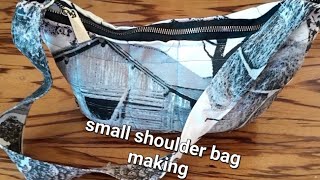 DIY small shoulder bag #tutorial #short #diy