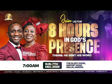 DECEMBER 2025 BLESSING SUNDAY SERVICE || 8 HOURS IN GOD'S PRESENCE || 07-12-2025