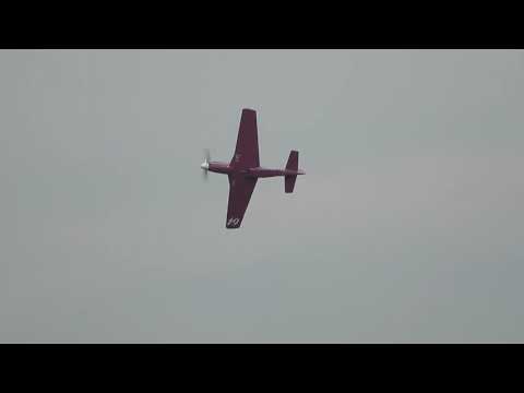 Vicky Benzing, P-51 Mustang "Plum Crazy"  Oshkosh 2025 Friday