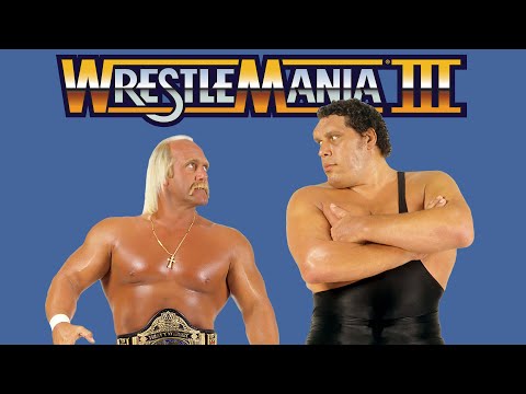 Thumbnail for video: FULL EVENT: WrestleMania III – Hogan vs. Andre, Savage vs. Steamboat and MORE!