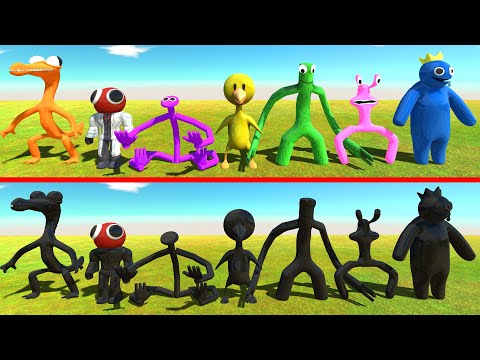 Rainbow Friends vs Shadow Itself - Animal Revolt Battle Simulator
