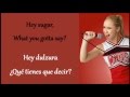 Glee: Everybody Talks (Lyrics + Español) 
