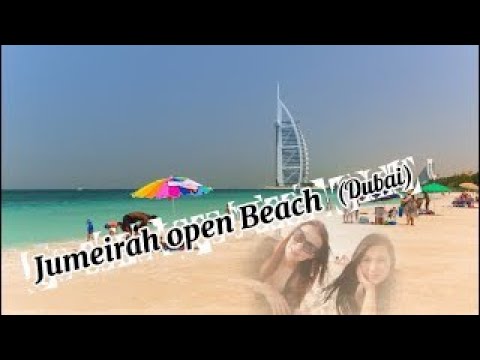 We found another open beach in Jumeirah (dubai)