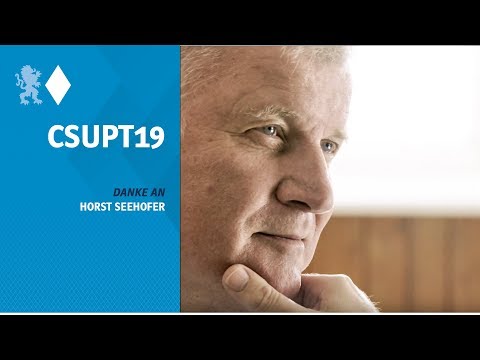 Danke Horst Seehofer #csupt19