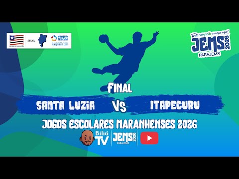 SANTA LUZIA X ITAPECURU - FINAL-HANDEBOL INFANTO MASCULINO - JOGOS ESCOLARES MARANHENSES 2026-JEM'S