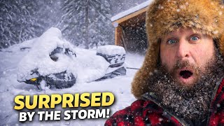 Surprised by a Storm : Late Season Trapline in the North Maine Woods