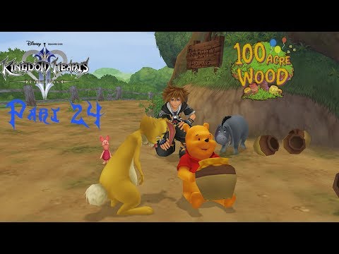 Kingdom Hearts II Final Mix Walkthrough - [Pt.24] - Hunny Slider (100 Acre Wood) (PS4 Pro)