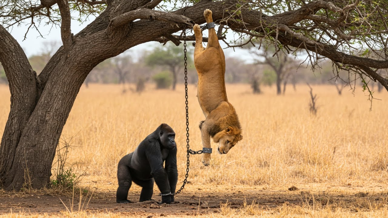 Lion Begs Gorilla for Help, What Happened Next LEFT SCIENTISTS Speechless!