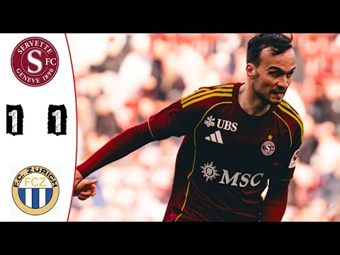 Servette FC - FC Zürich 1-1 Highlights | Swiss Super League 2026