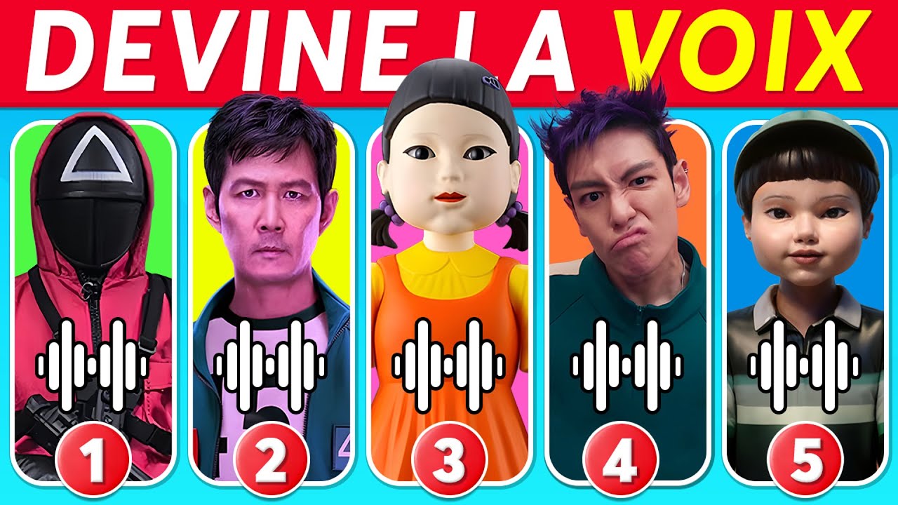 Devine les Personnages SQUID GAME 2 à partir de leur VOIX...! 🔊🦑✅💰 Quiz Squid Game Saison 2