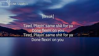 Chris Brown - Bet You Know [Lyrical Video] (720p)